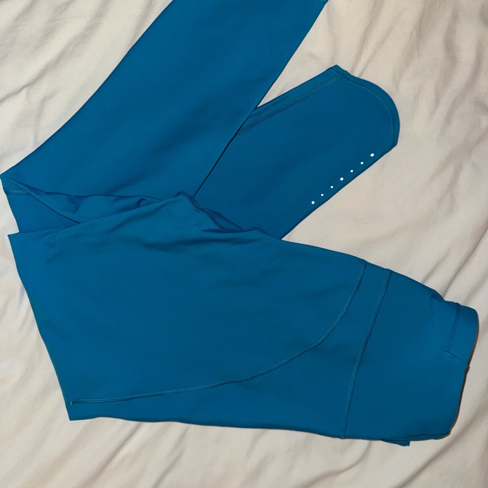 Blue 7/8 Leggings